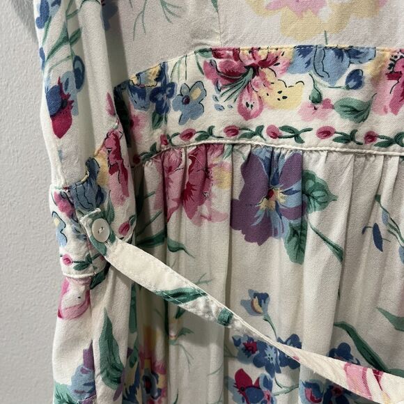 April Cornell Floral Maxi Dress - Cream and Multicolor - Picture 5 of 8
